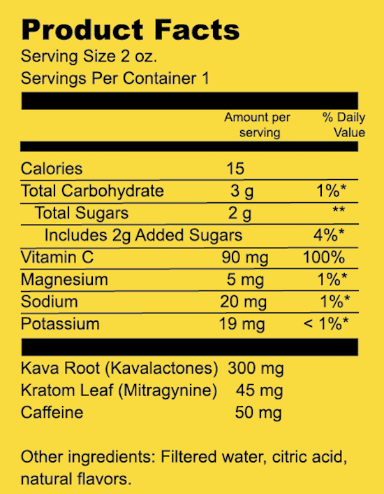 Classic- Kratom & Kava Shot